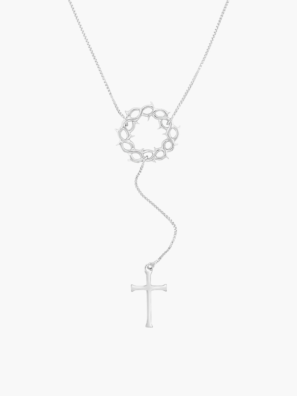 Crown of Thorns Y Necklace | Rizen Jewelry