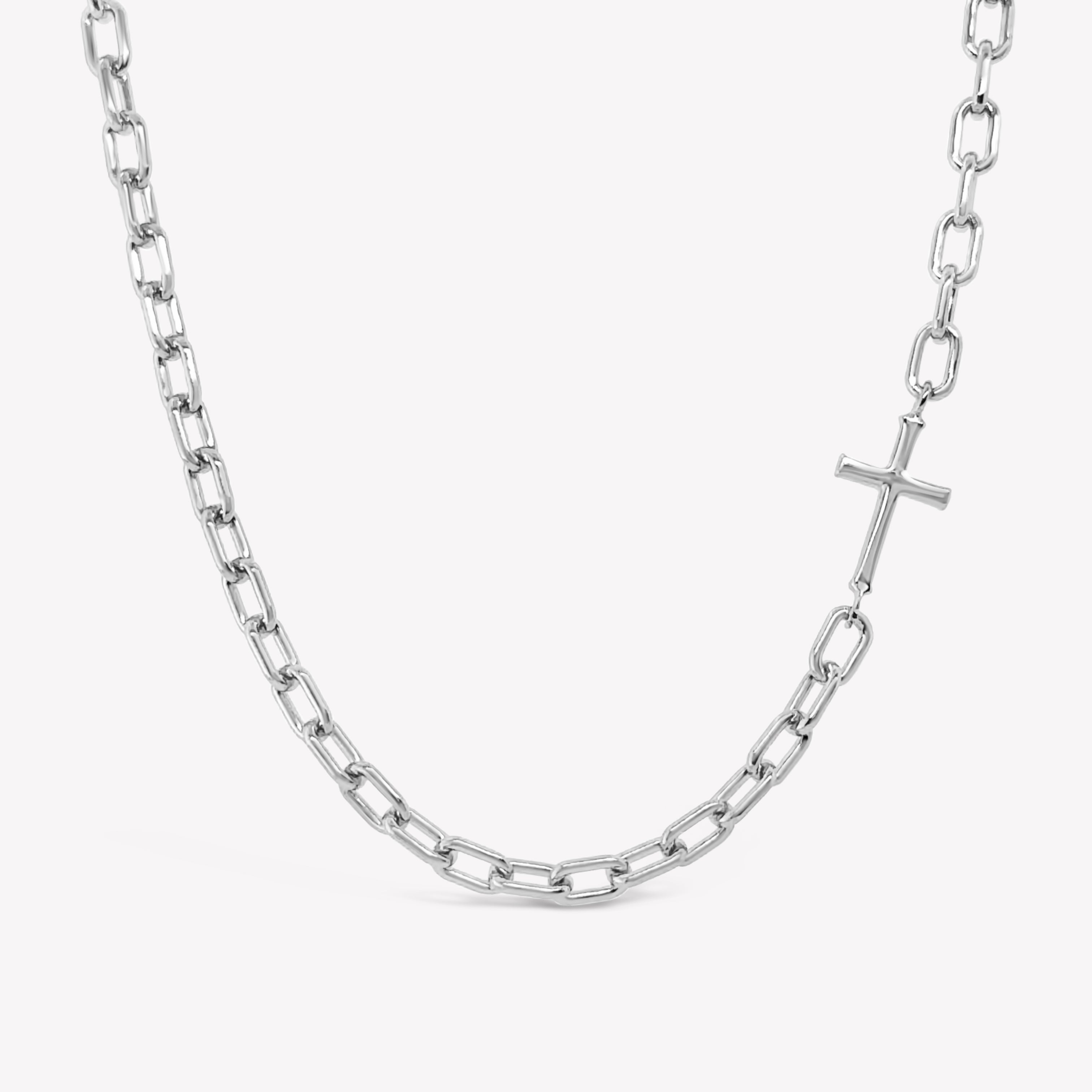 Mini Chain Breaker Cross Necklace – Rizen Jewelry