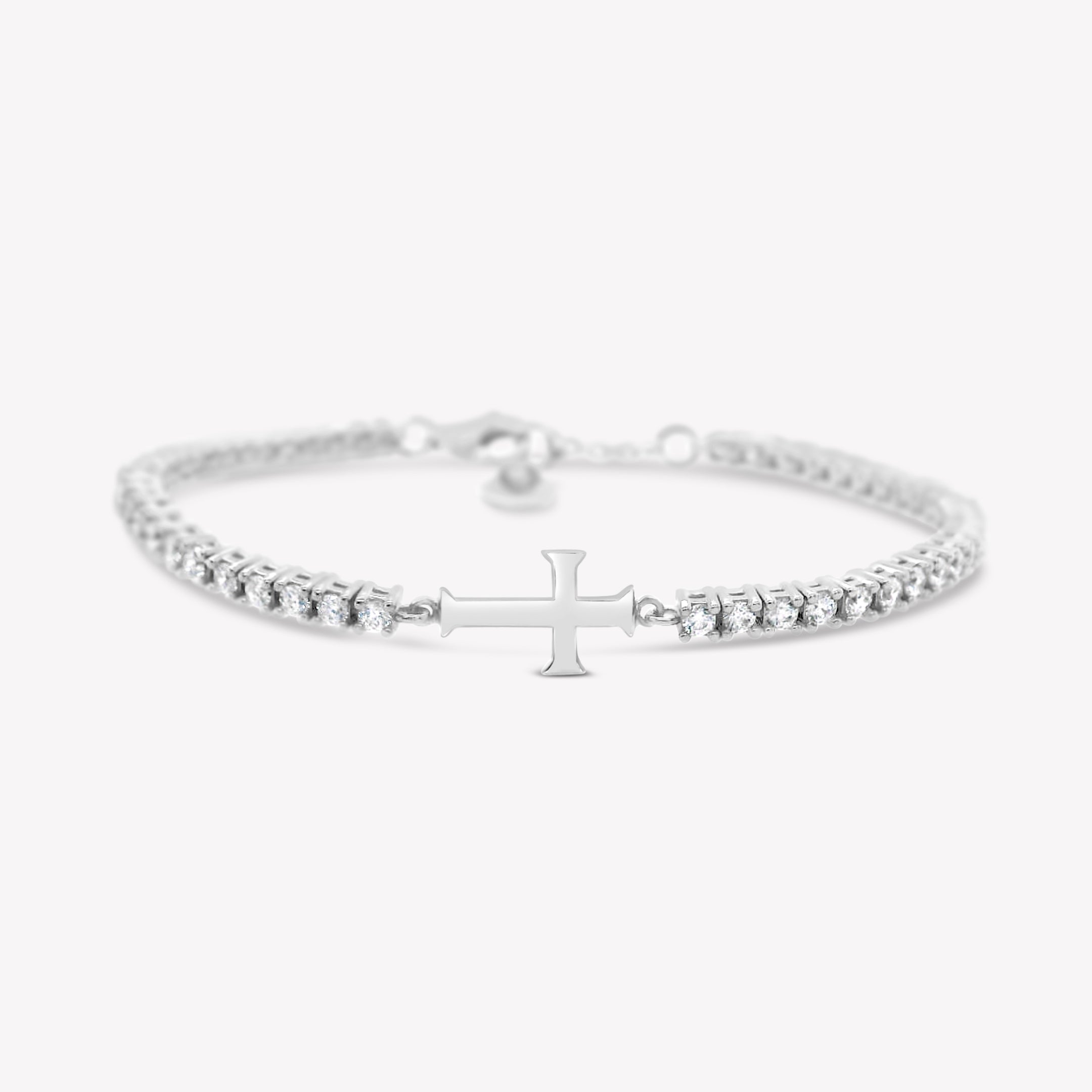 【HYERES LOR】25SS★ Essence SL 4 Prong Tennis Bracelet 3mm heart-tennis-bracelet-1-