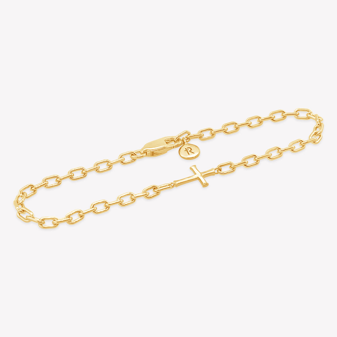 Mini Chain Breaker Cross Bracelet Rizen Jewelry
