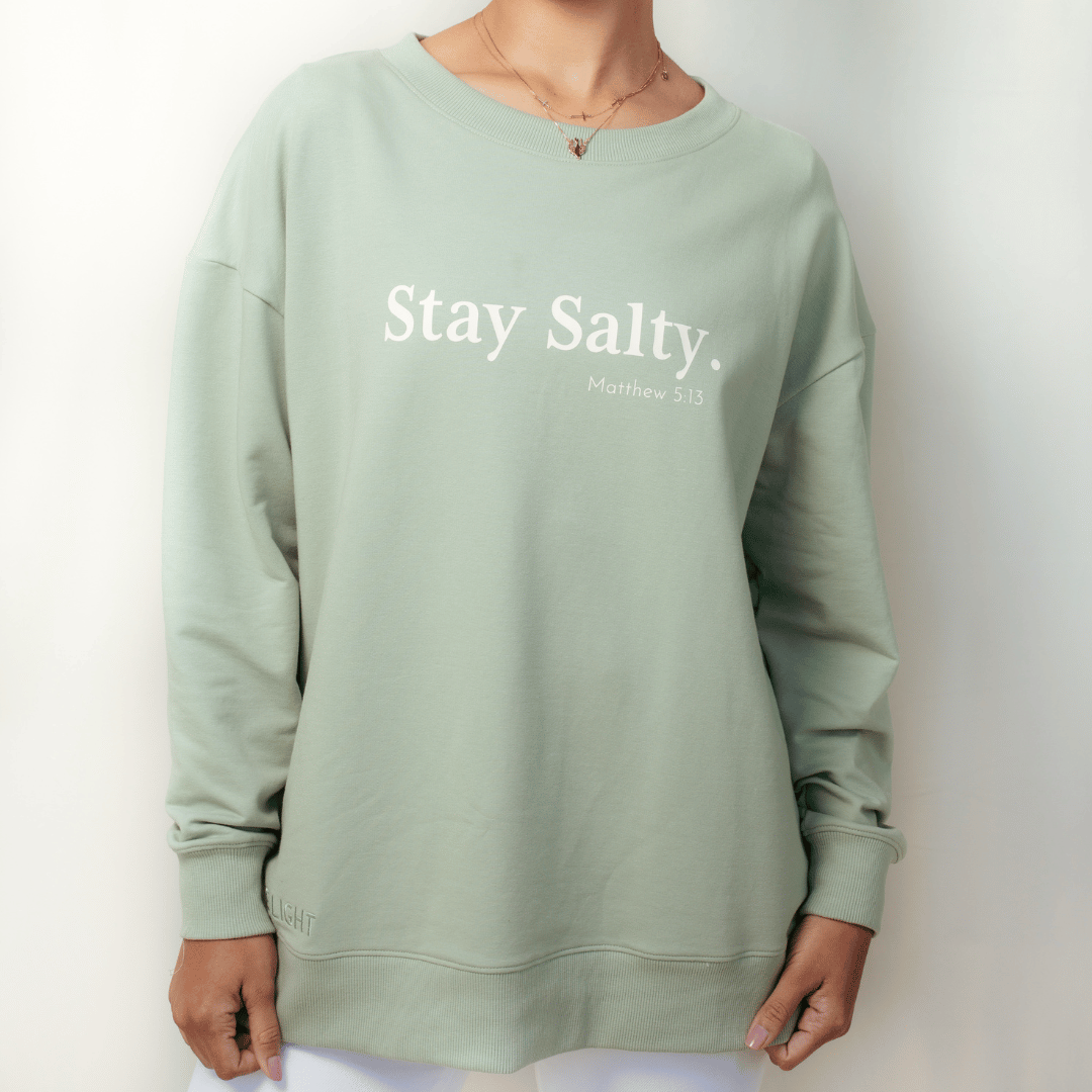 Be the light crewneck sales