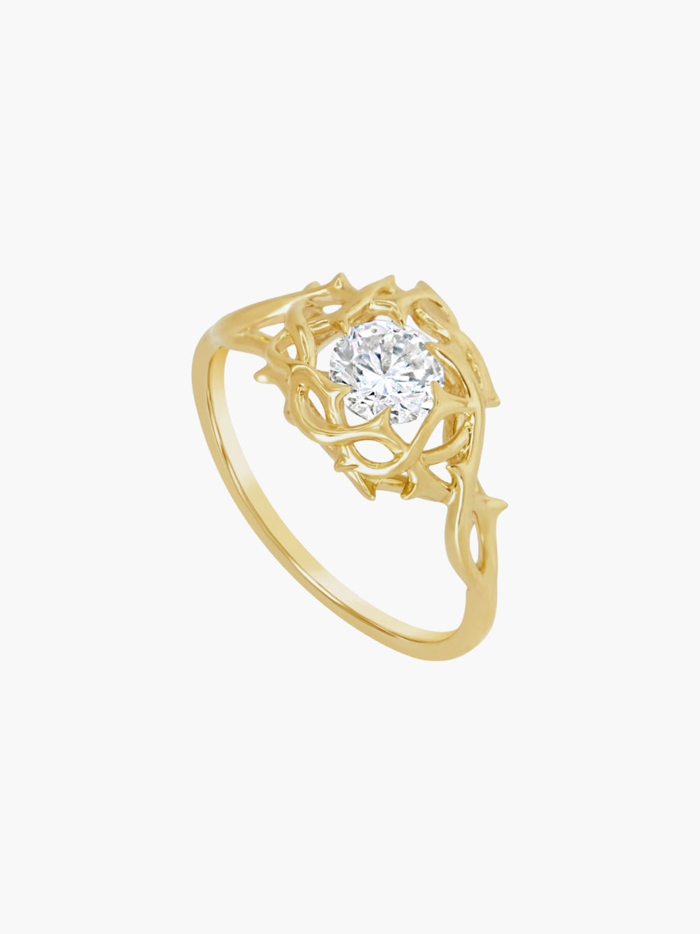 Crown of Thorns Statement Ring