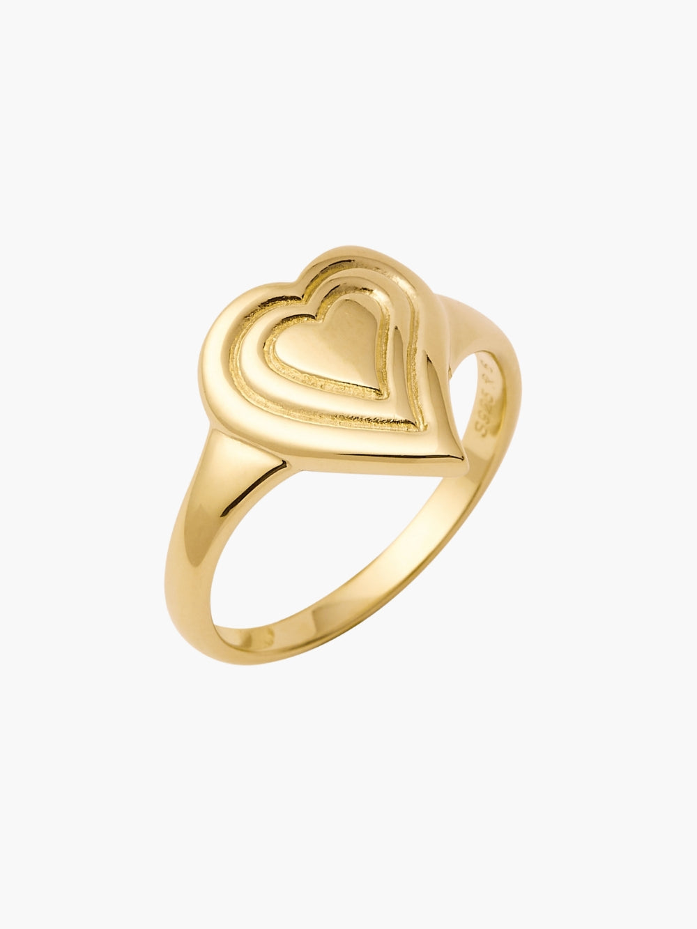 Emanate Love Signet Heart  Ring