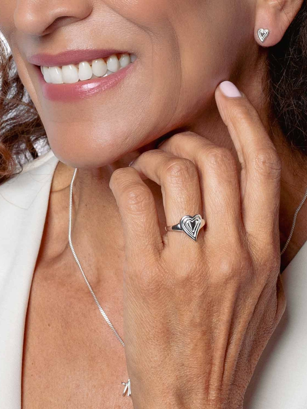 Emanate Love Signet Heart Ring