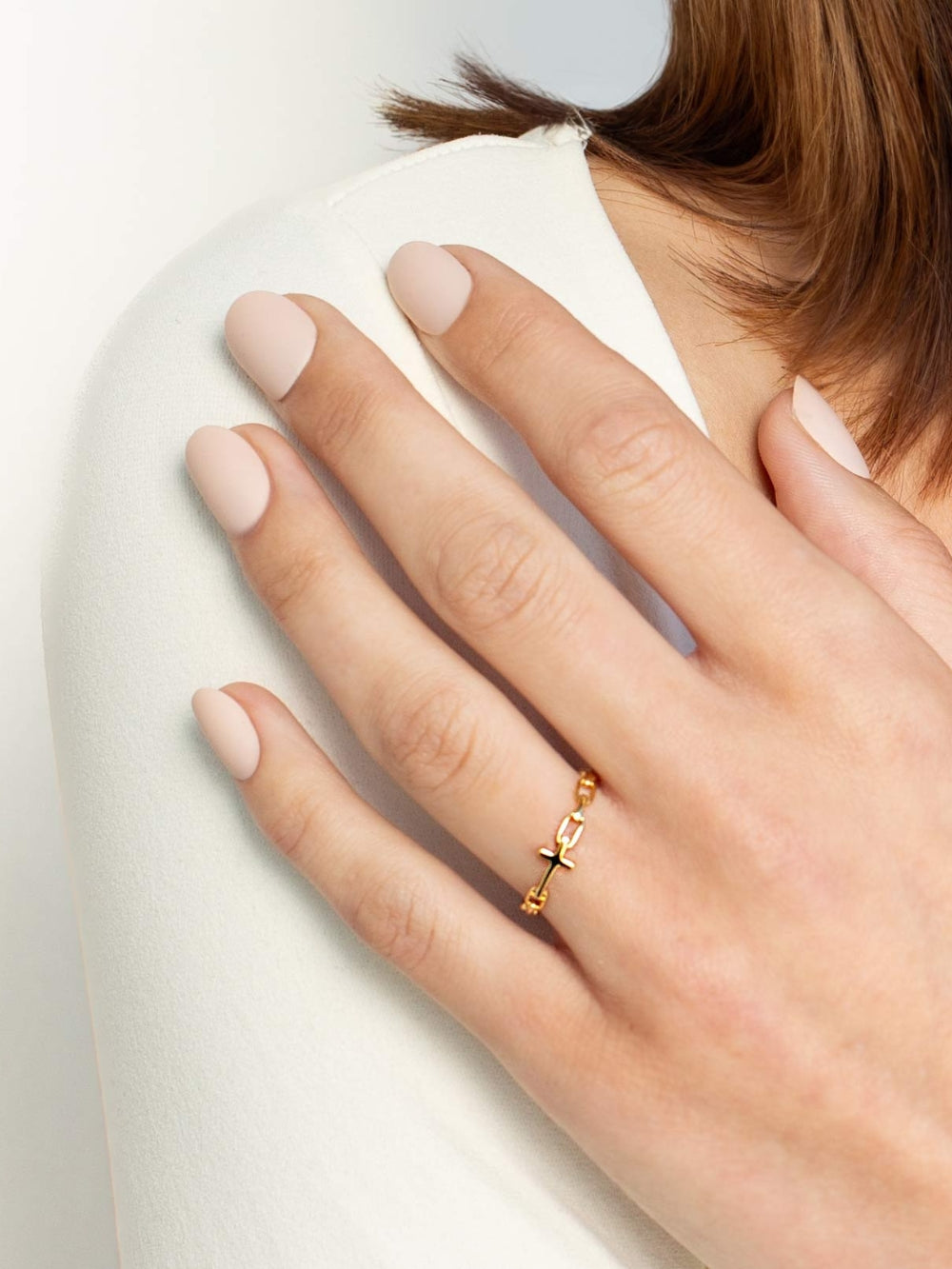 Chain Breaker Cross Ring | Rizen Jewelry