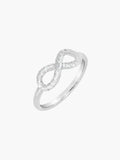 Infinite hope statement ring in sterling silver from the Infinite Grace collection.  A wonderful Christian Jewelry Gift by Rizen Jewelry.
