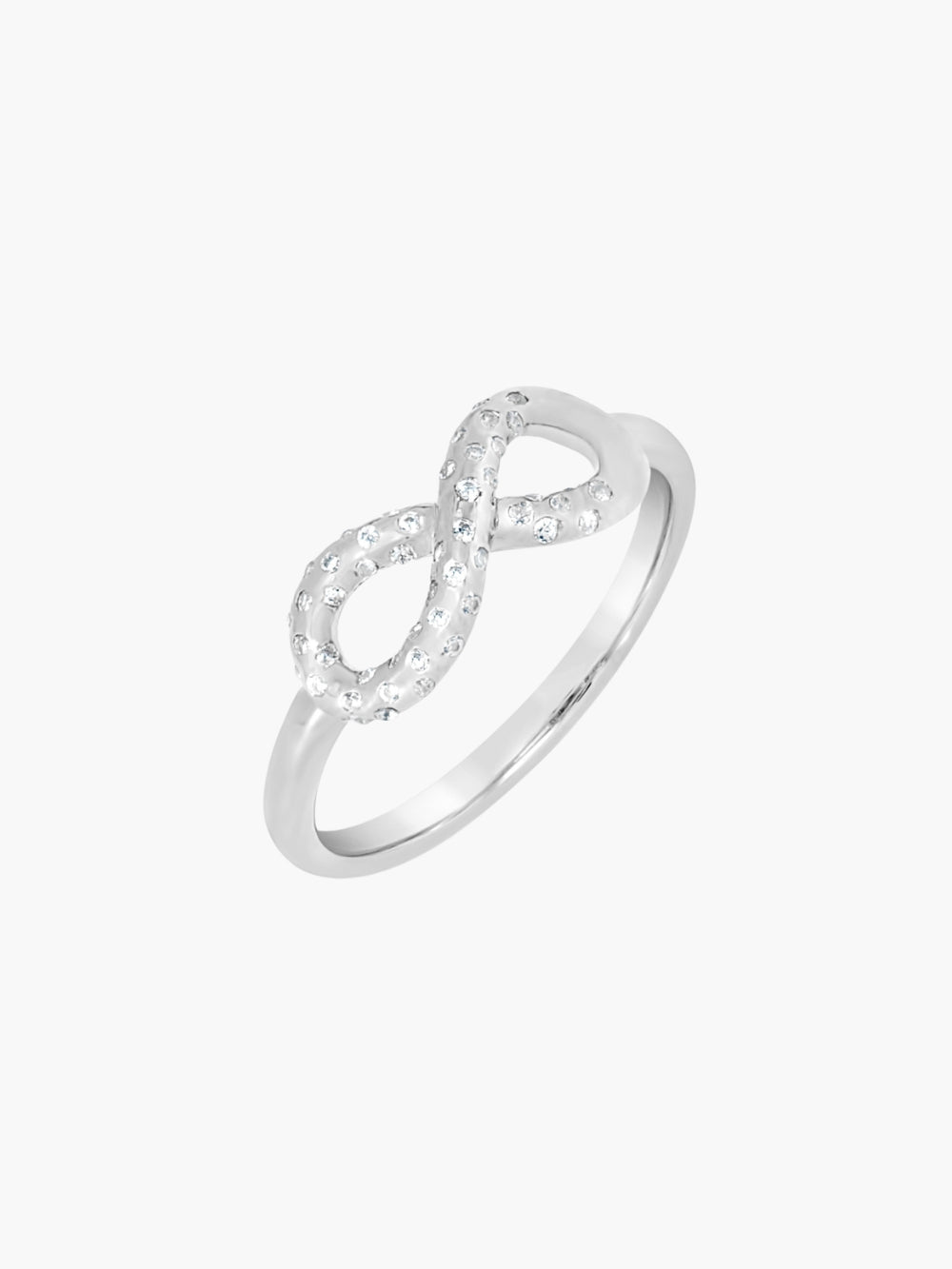 Infinite hope statement ring in sterling silver from the Infinite Grace collection.  A wonderful Christian Jewelry Gift by Rizen Jewelry.
