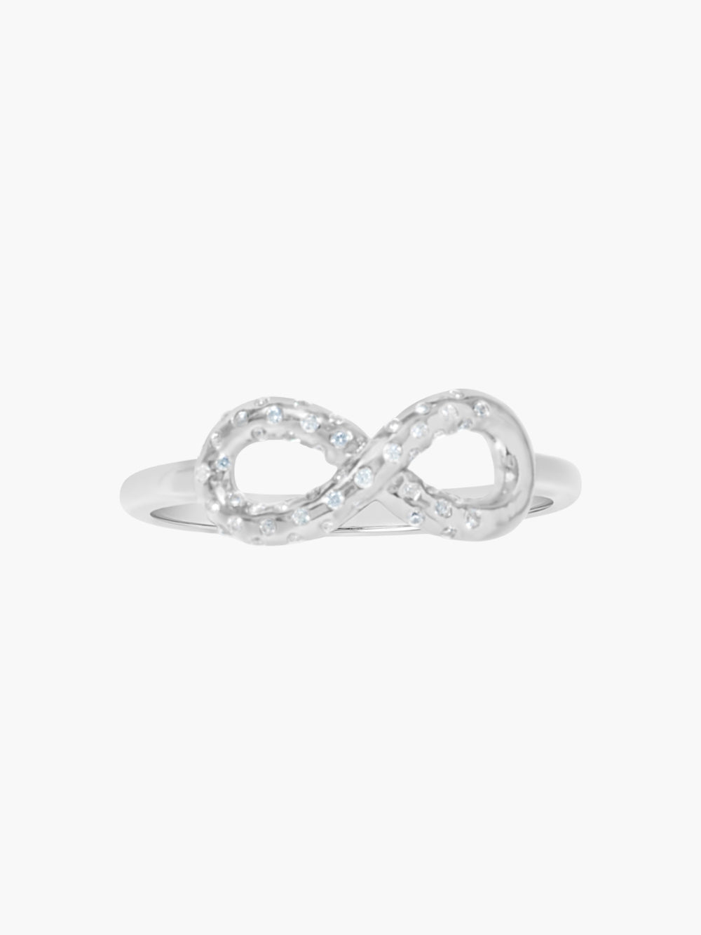 Infinite hope statement ring in sterling silver from the Infinite Grace collection.  A wonderful Christian Jewelry Gift by Rizen Jewelry.
