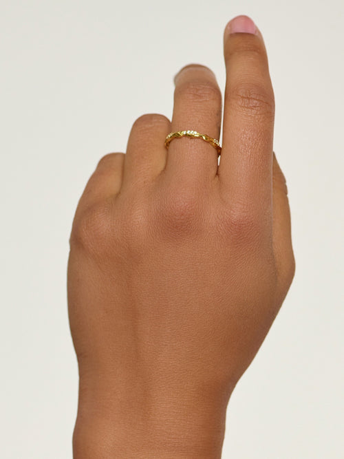 Sacred Vine Band Ring