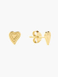Emanate Love Heart Stud Earrings