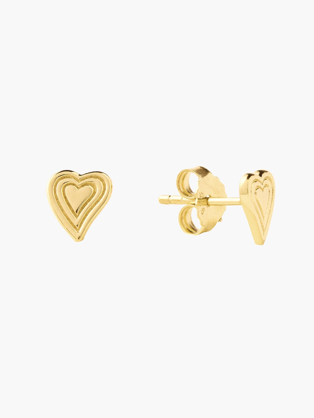 Emanate Love Heart Stud Earrings