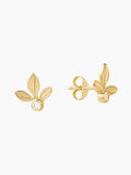 Olive Leaf Stud Earring