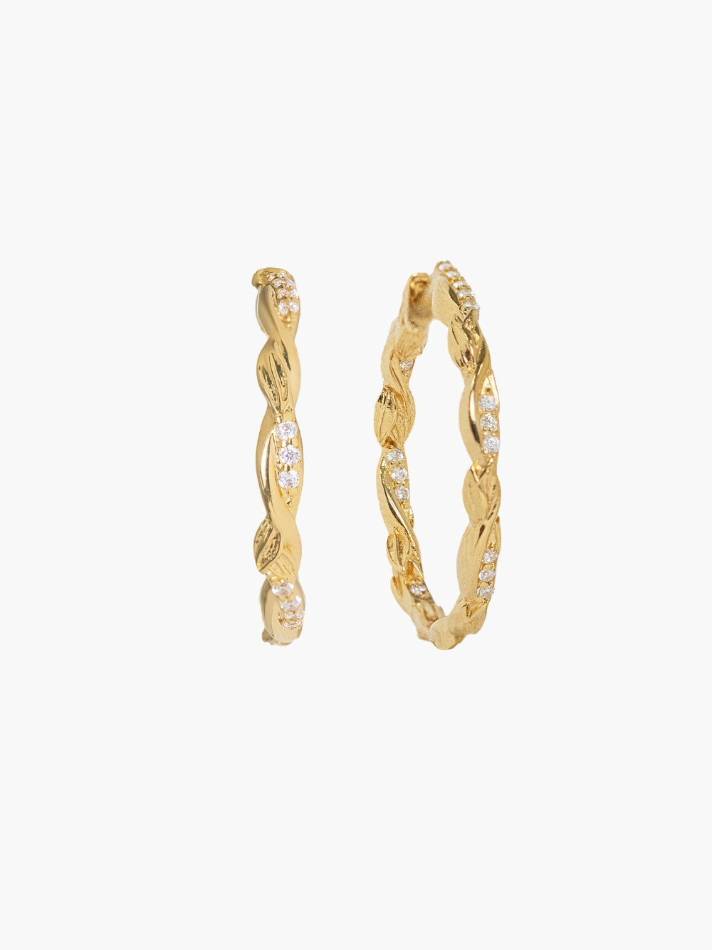 Sacred Vine Hoop Earrings | Rizen Jewelry