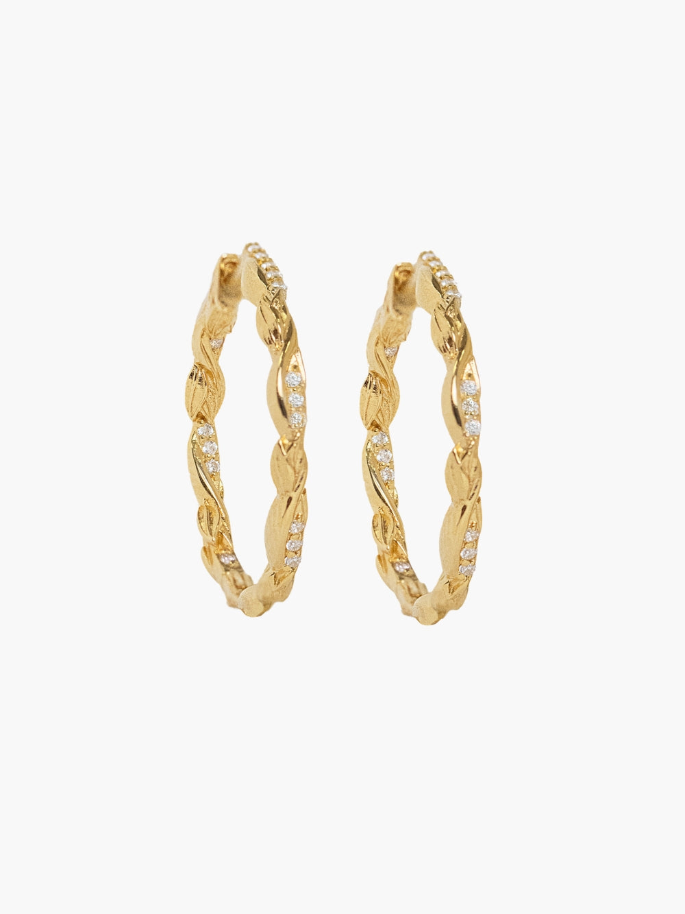 Sacred Vine Hoop Earring