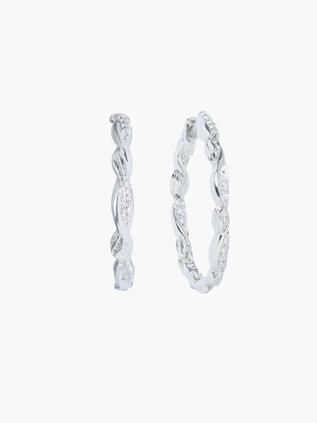 Sacred Vine Hoop Earrings | Rizen Jewelry