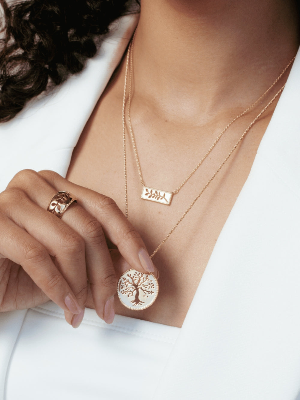 Olive Branch Necklace