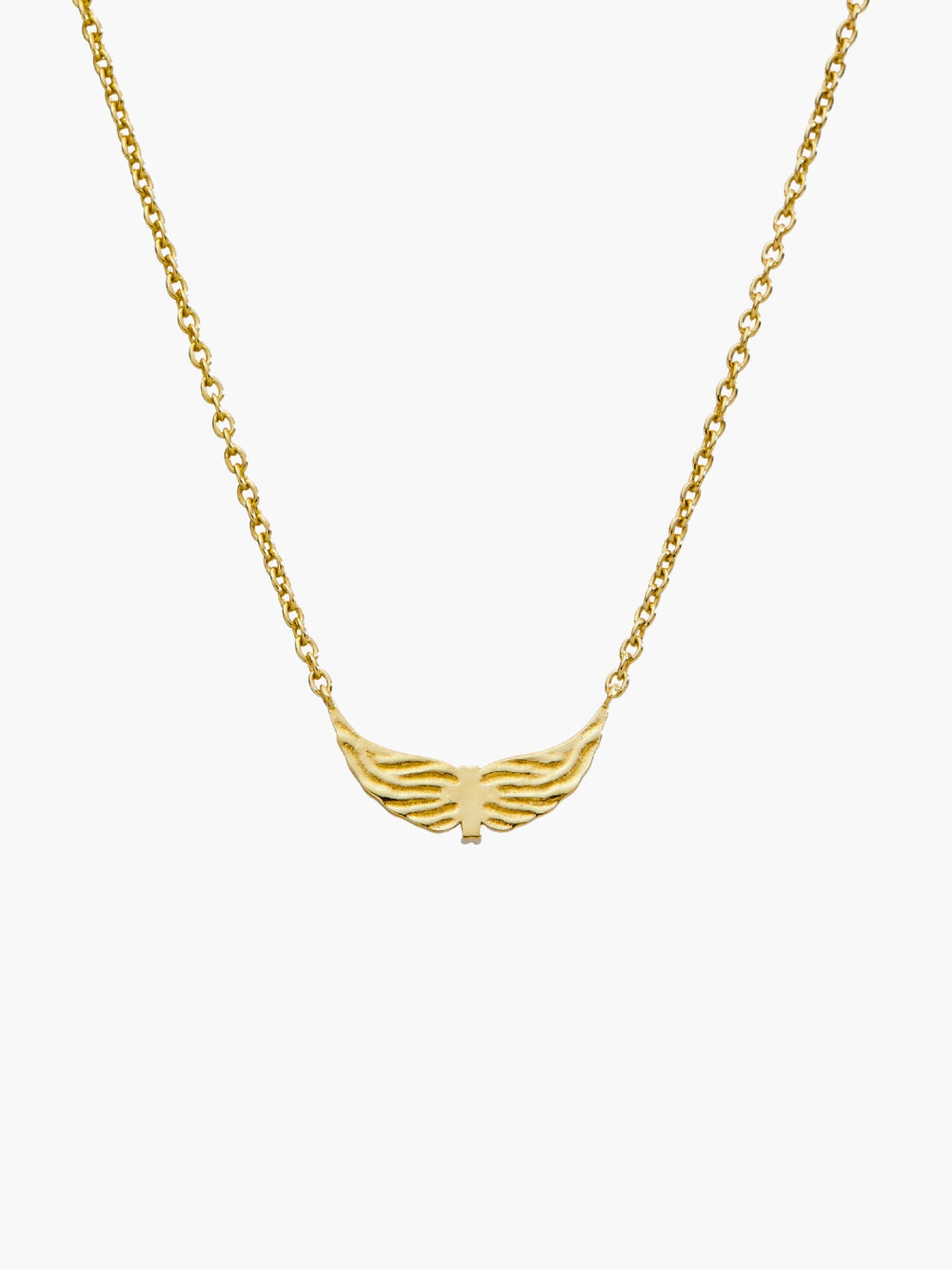 Divine Wings Mini Cross Necklace