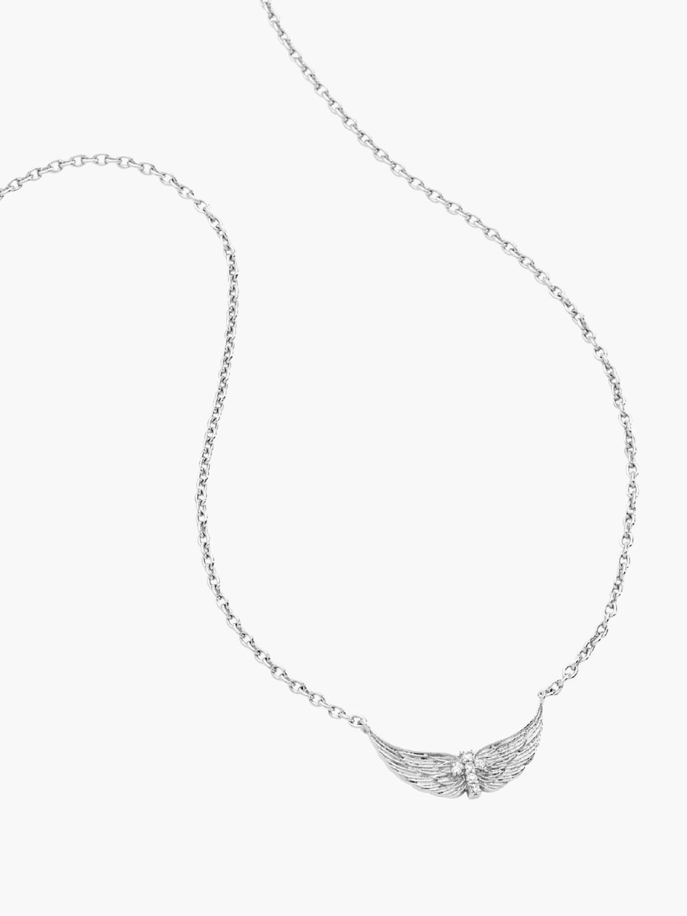 Divine Wings Mini Cross Necklace