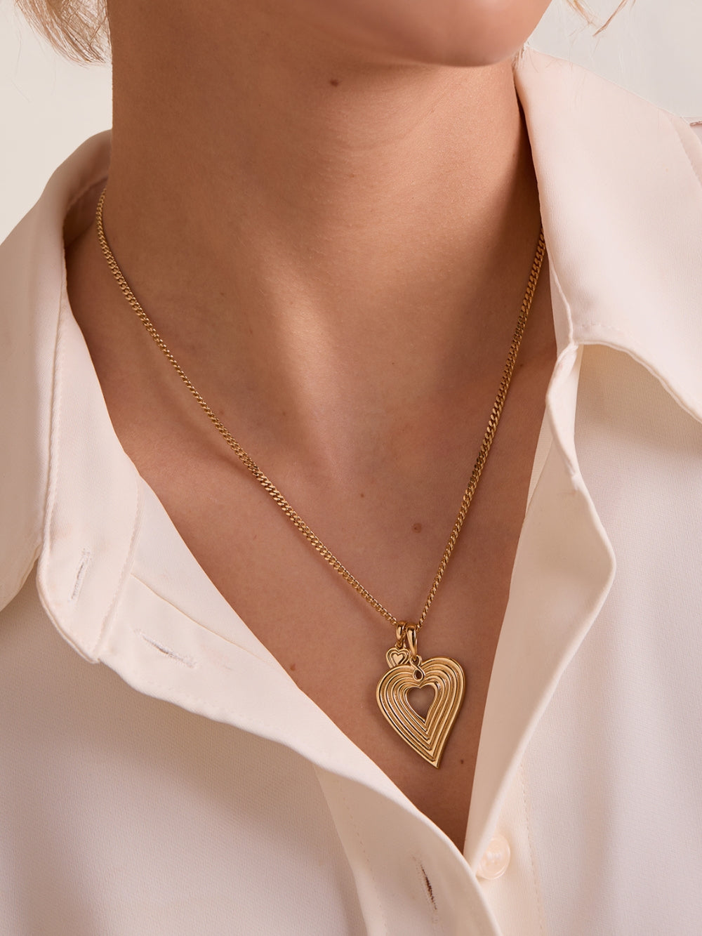 Emanate Love Heart Pendant Necklace