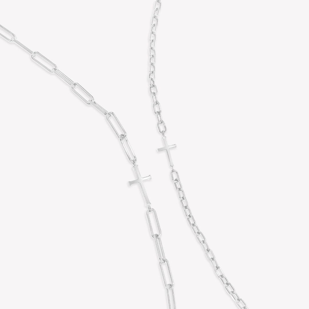 Mini Chain Breaker Cross Necklace – Rizen Jewelry