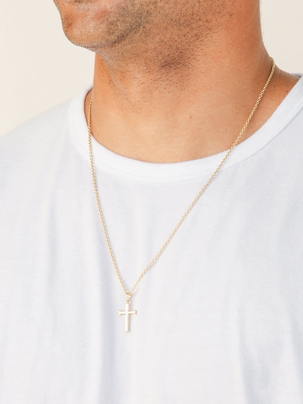 Large Cross Pendant Necklace – Rizen Jewelry