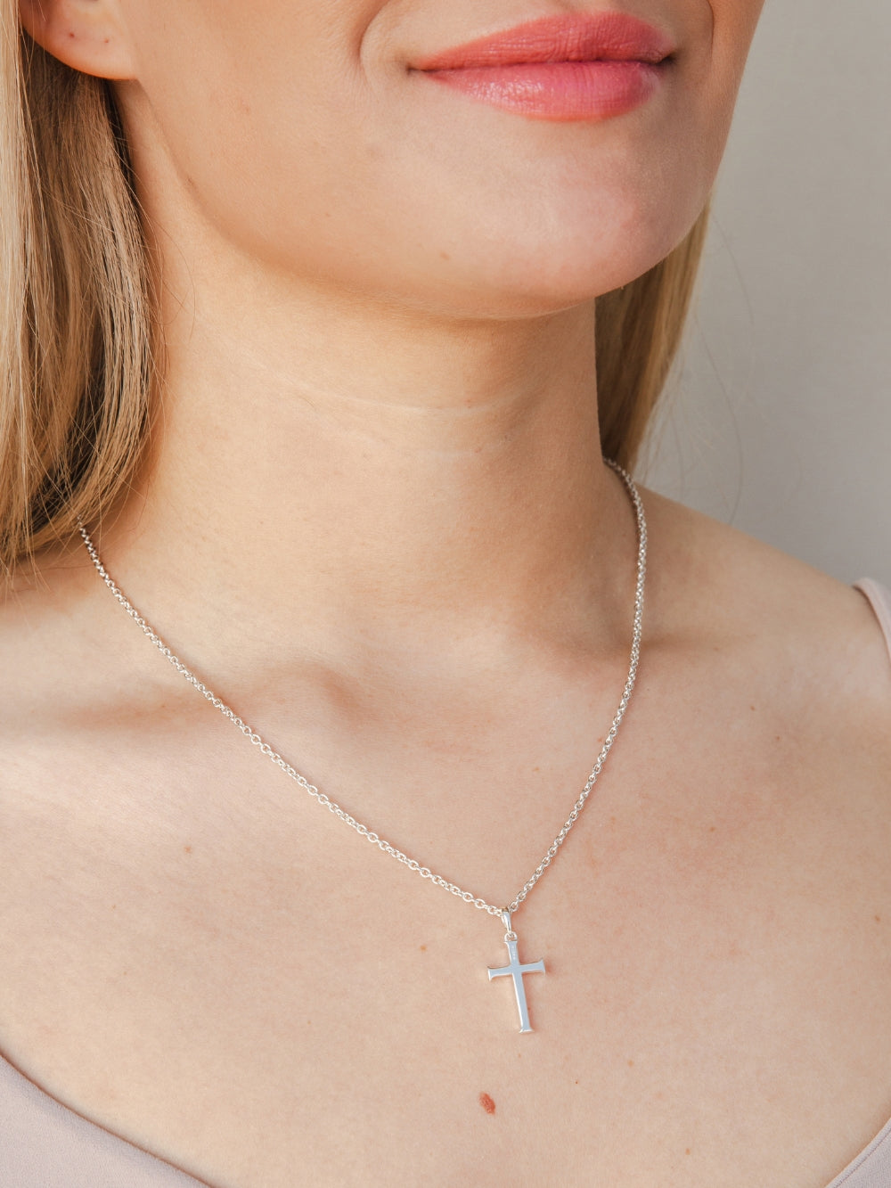 Large Cross Pendant Necklace