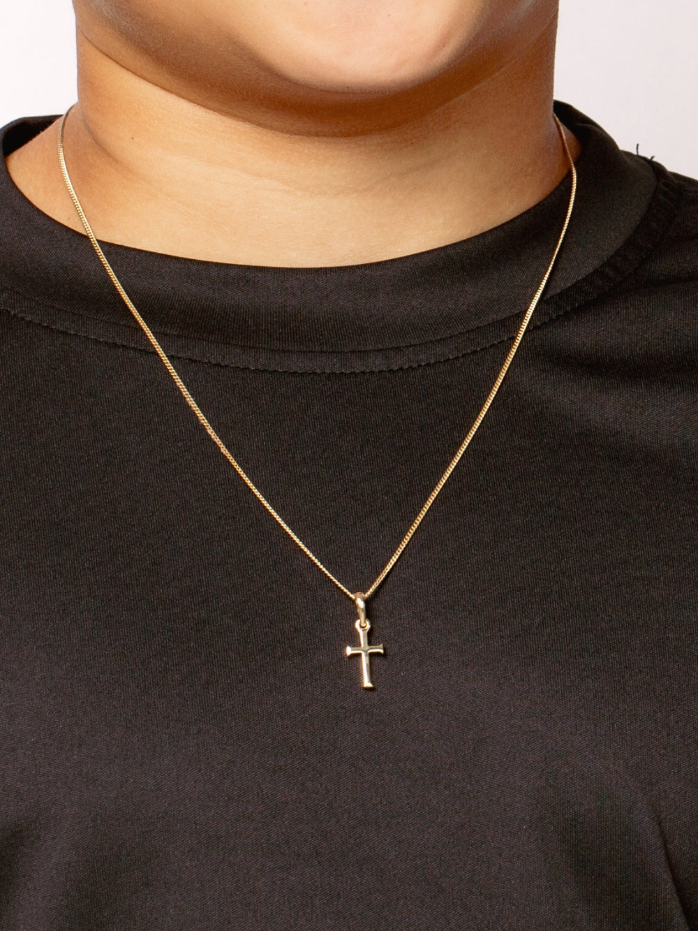 Small Cross Pendant Necklace