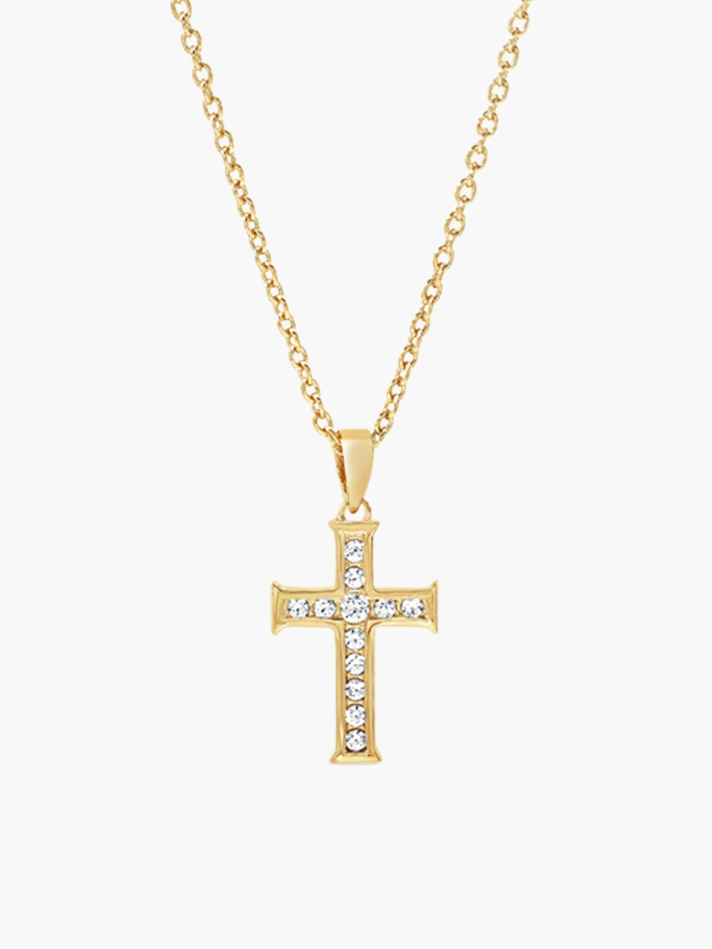 Luminous Cross Pendant Necklace