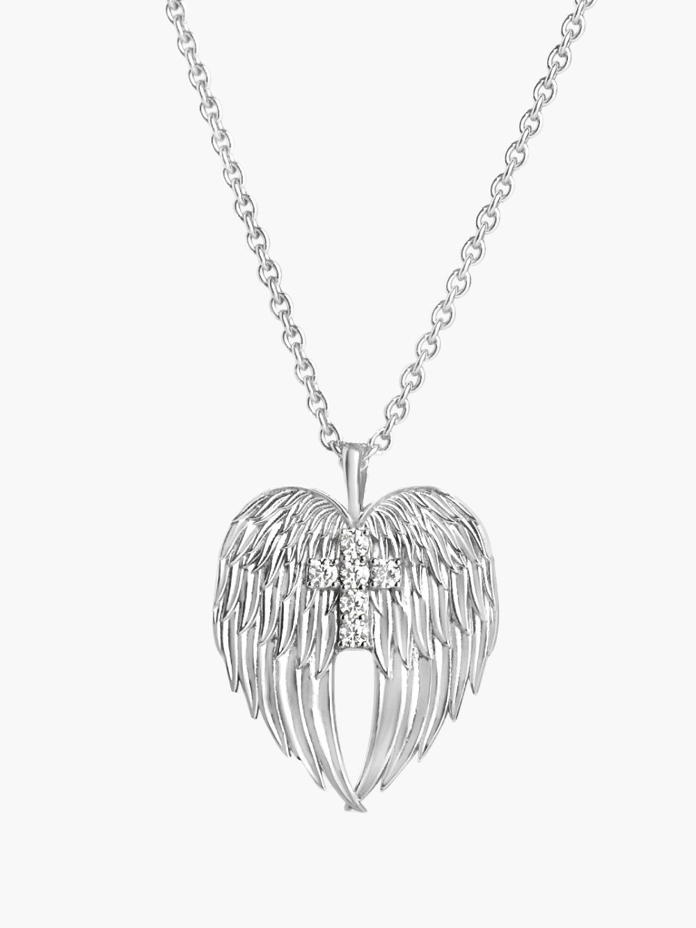 Divine Wings Cross Necklace