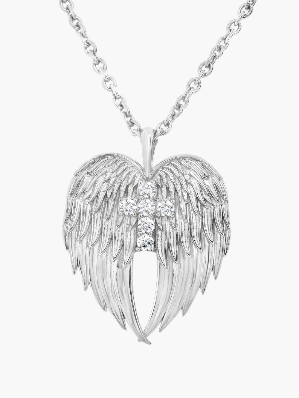 Divine Wings Cross Necklace