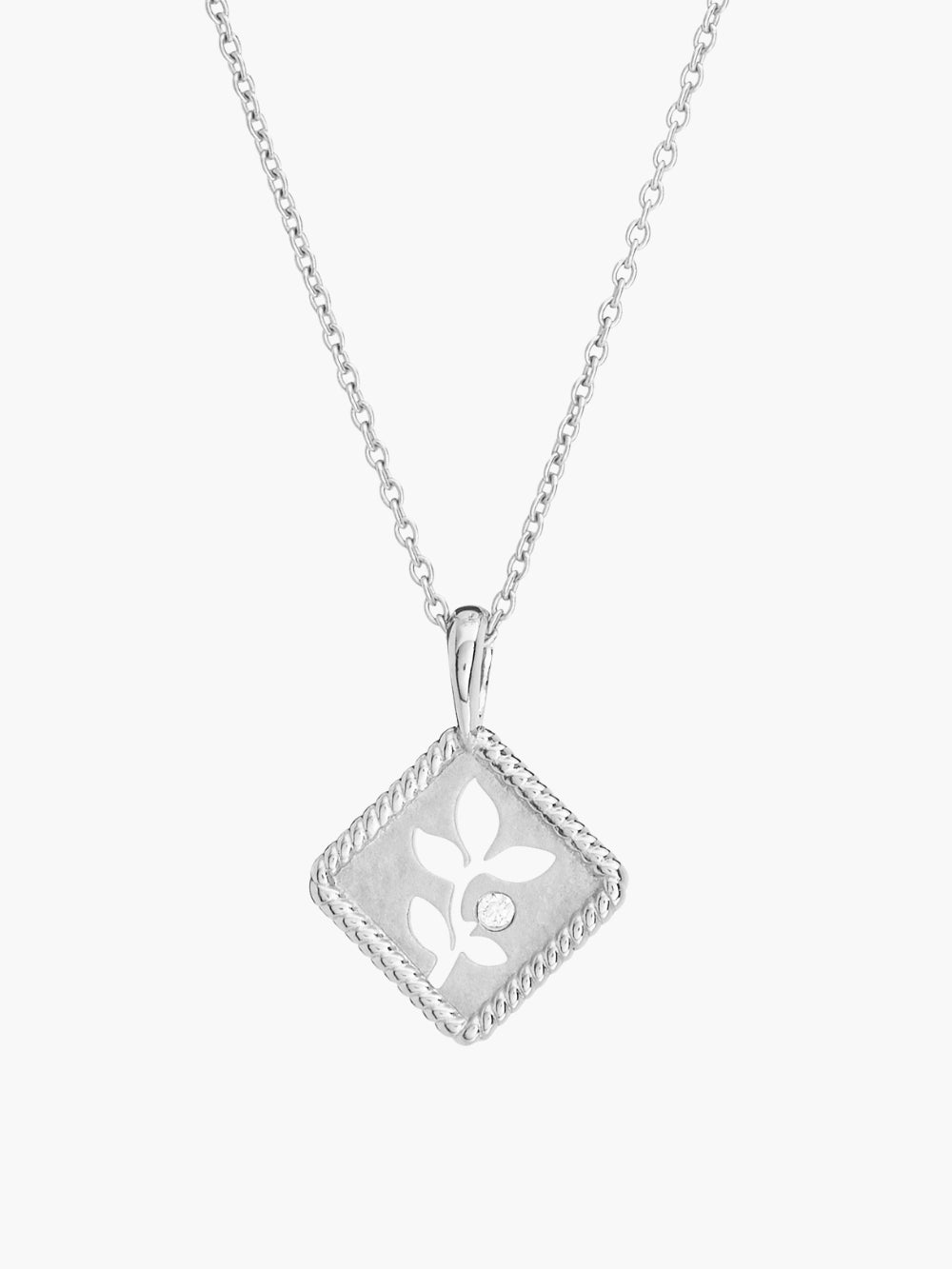 Olive Leaf Pendant Necklace