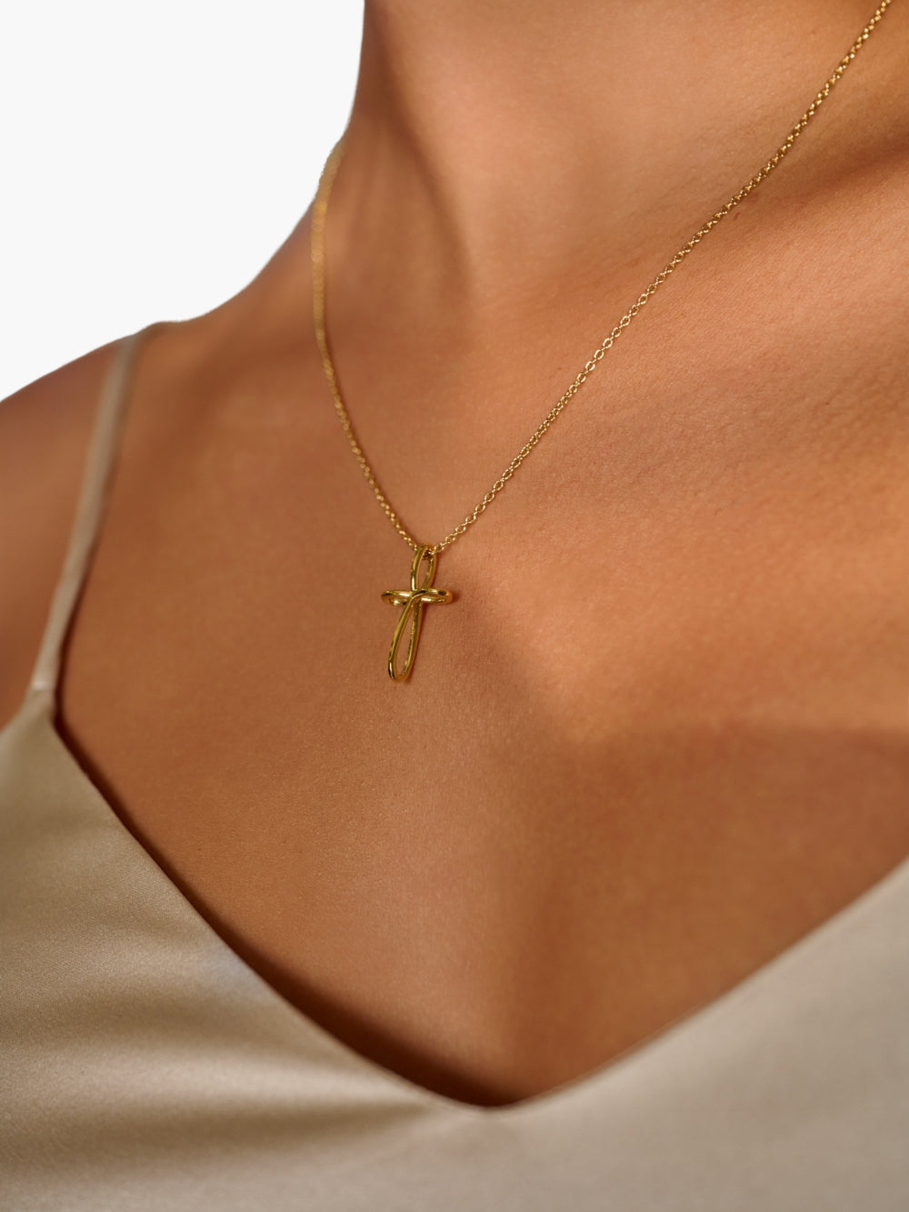 Infinite Hope Cross Necklace
