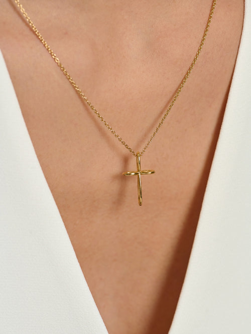 Infinite Hope Cross Necklace
