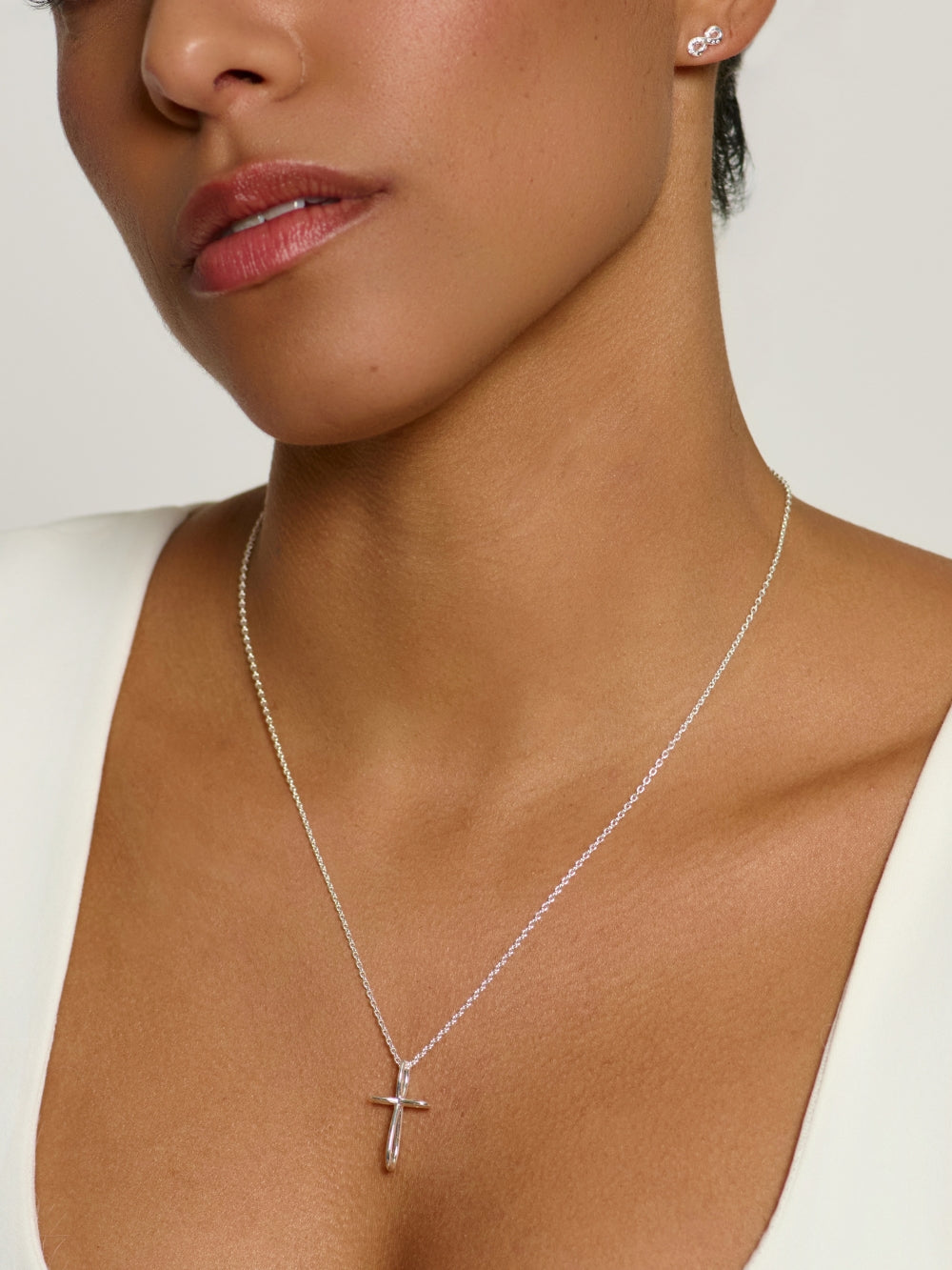 Infinite Hope Cross Necklace