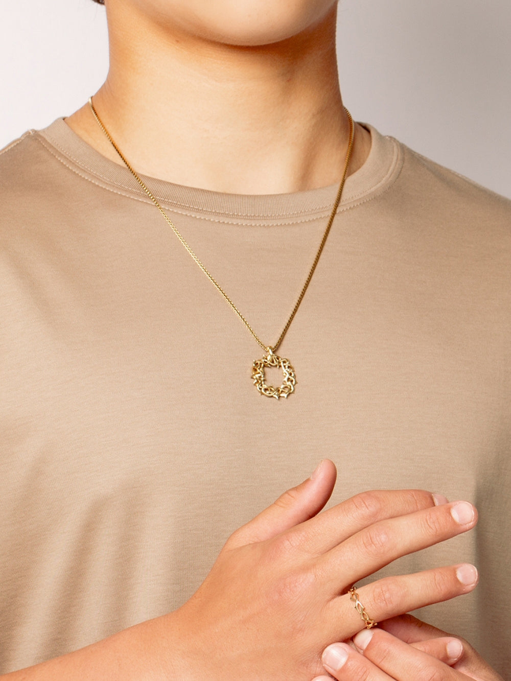 Crown of Thorns Large Pendant Necklace