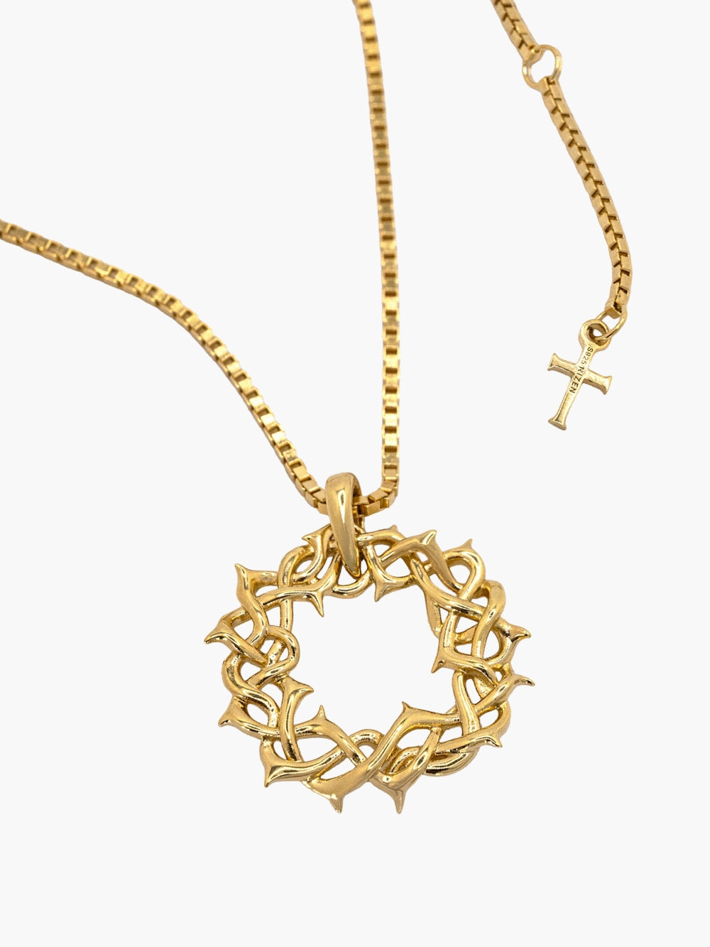 Crown of Thorns Large Pendant Necklace