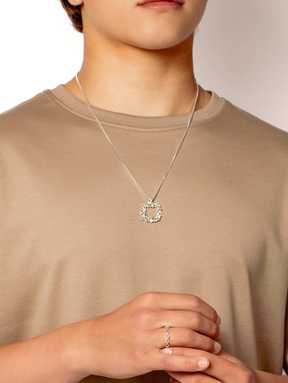 Crown of Thorns Large Pendant Necklace