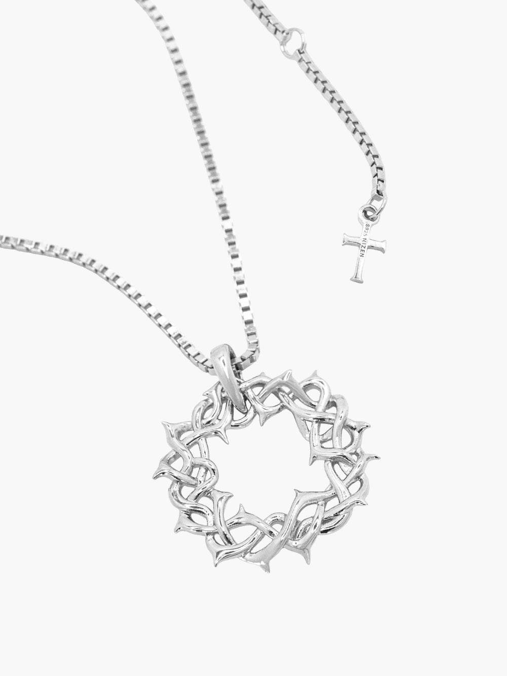 Crown of Thorns Large Pendant Necklace | Rizen Jewelry