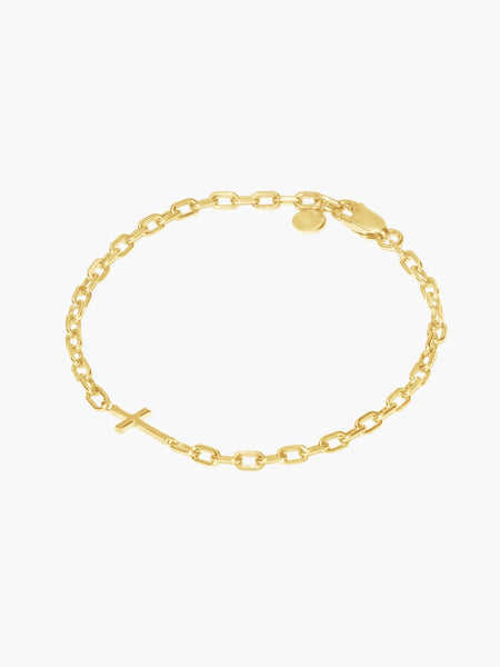Mini Chain Breaker Cross Bracelet | Rizen Jewelry