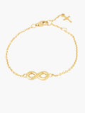 Infinite hope bracelet in 18k gold plated from the Infinite Grace collection.  A wonderful Christian Jewelry Gift by Rizen Jewelry.