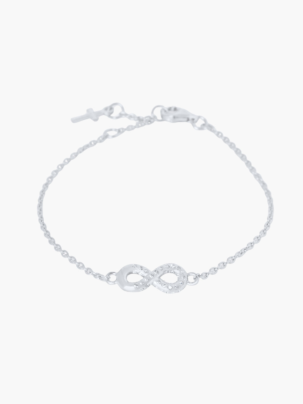 Infinite hope bracelet in sterling silver from the Infinite Grace collection.  A wonderful Christian Jewelry Gift by Rizen Jewelry.
