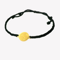 Riverbank Black Braided Cord Bracelet