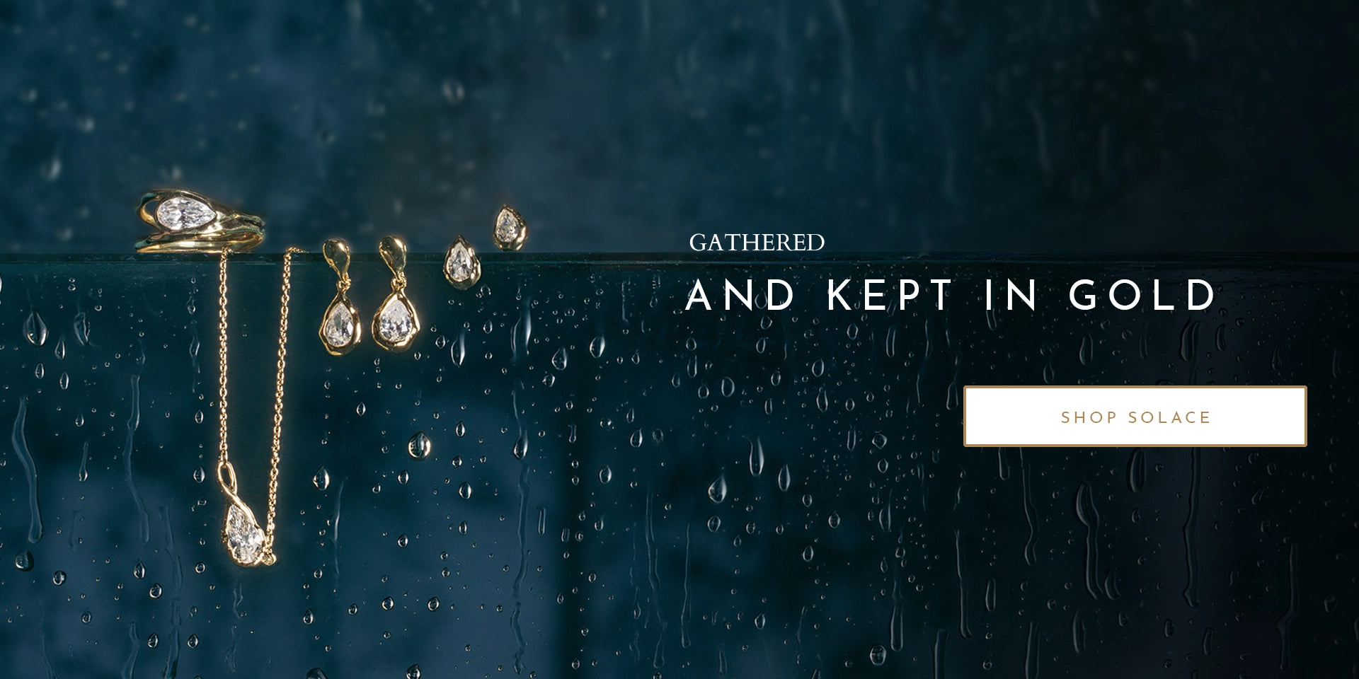 Insignia Solace collection, Faith Jewelry inspired by scripture, Teardrop collection