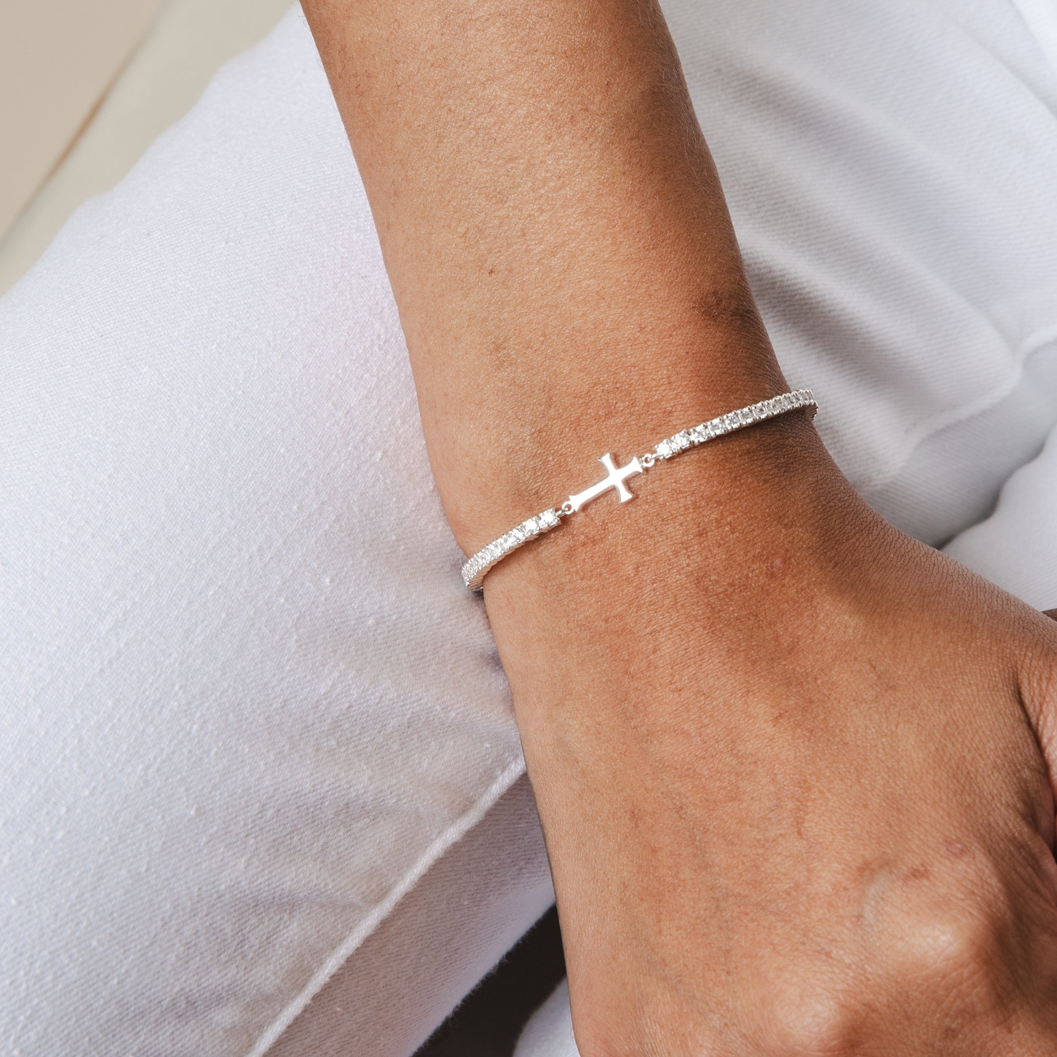 【HYERES LOR】24SS★ Essence Silver Tennis (W) 2.5 Bracelet HYERES LOR】24SS☆ Essence Silver Tennis (W) 2.5 Bracelet