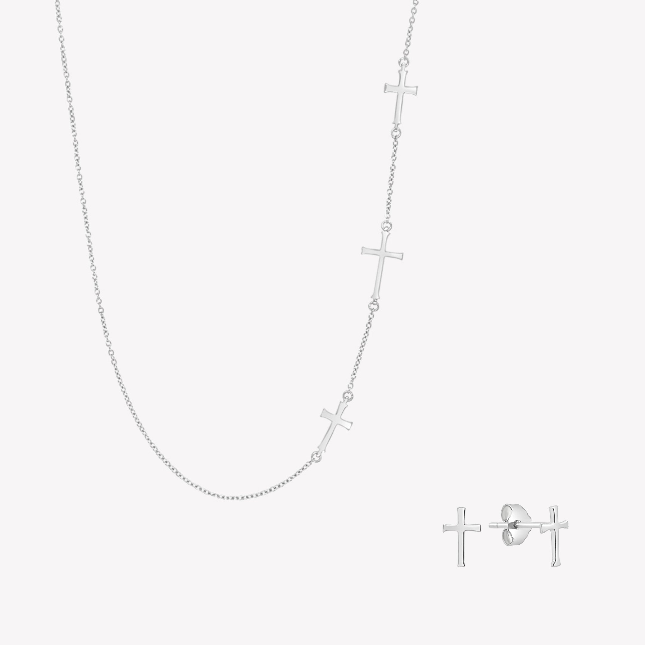 Calvary Cross Jewelry Set
