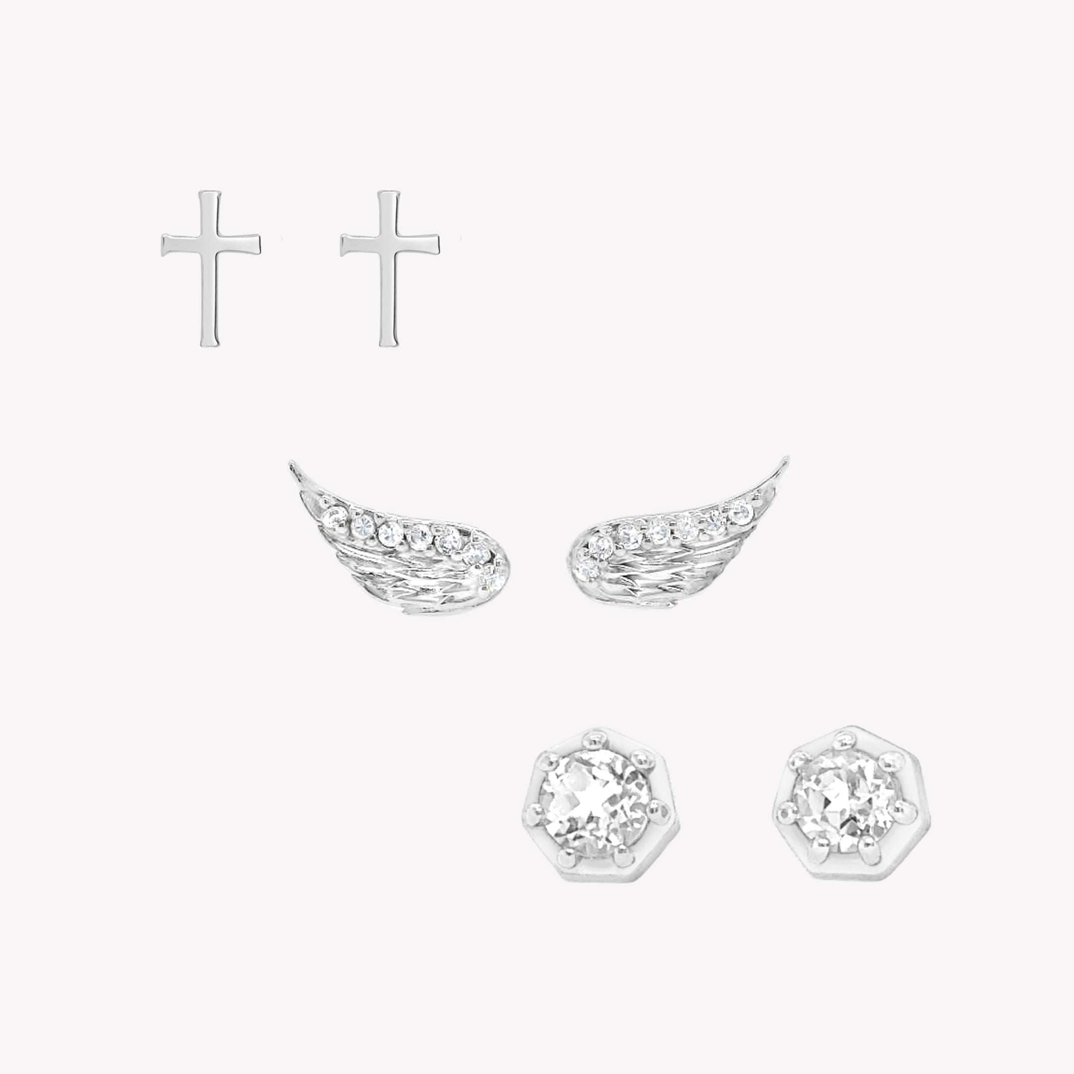 Radiant Faith Earring Set