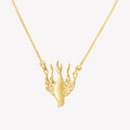 gold vermeil Chispa de la Dove Necklace by Rizen Jewelry